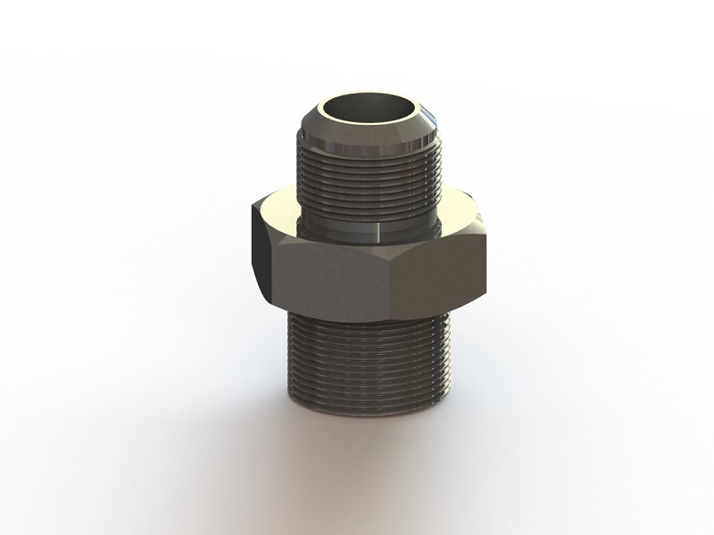 SAE 45° Flare Male to BSPP Male