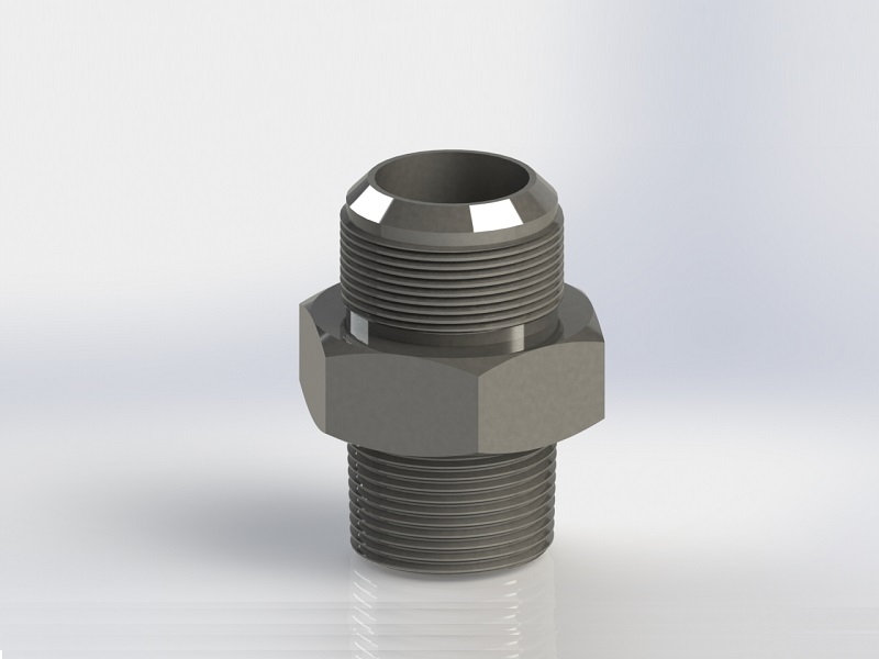 SAE 45° Flare Male to NPT Male
