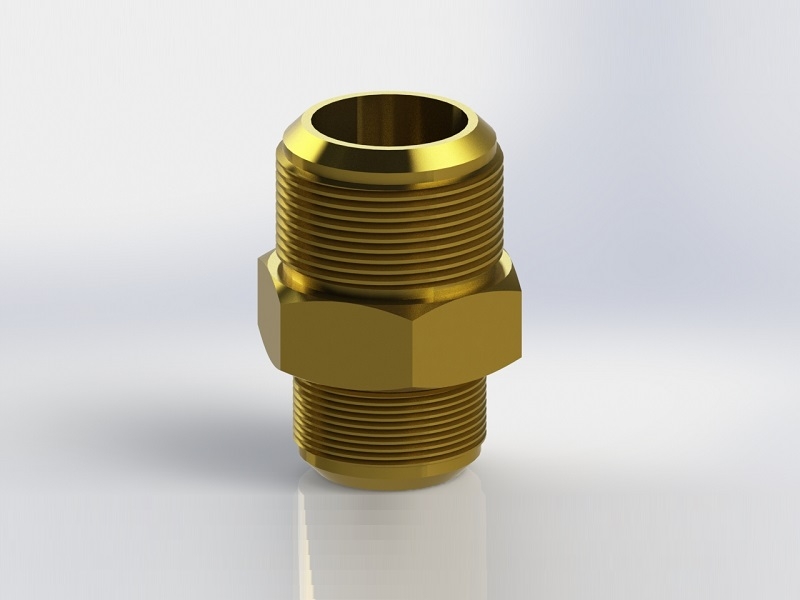 SAE 45° Flare Male to Male