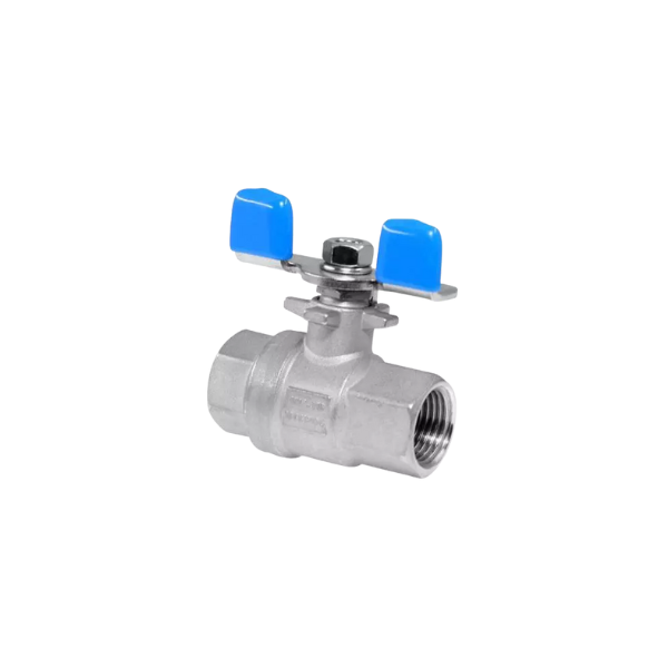 2-PC Female Ball Valve (Butterfly Handle)