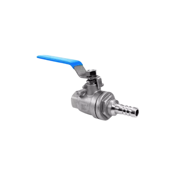 2-PC Barbed Hose Female Ball Valve